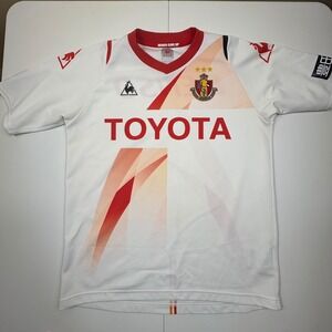 Le Coq‎ Sportif Nagoya Grampus Toyota Soccer Jersey White Red Men M